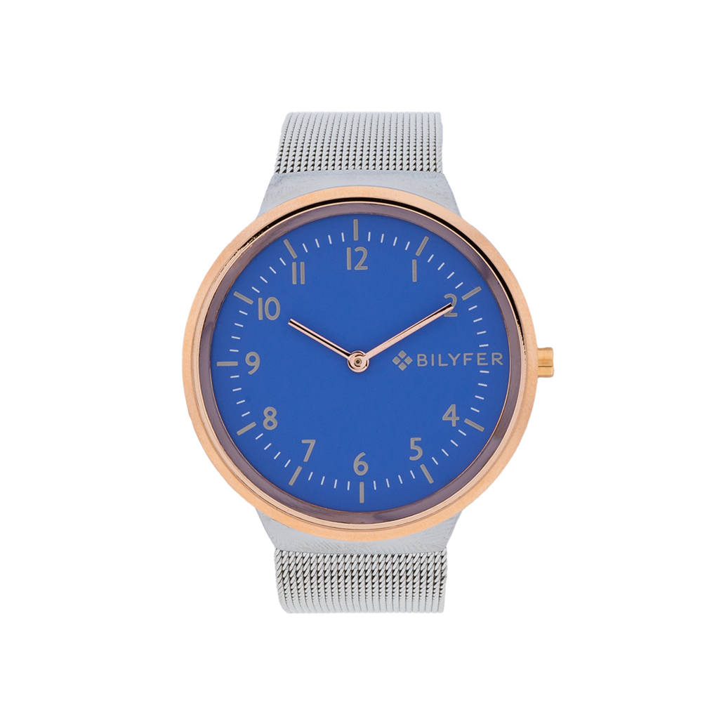 BILYFER 40MM WATCH WITH INTEGRATED STEEL MESH