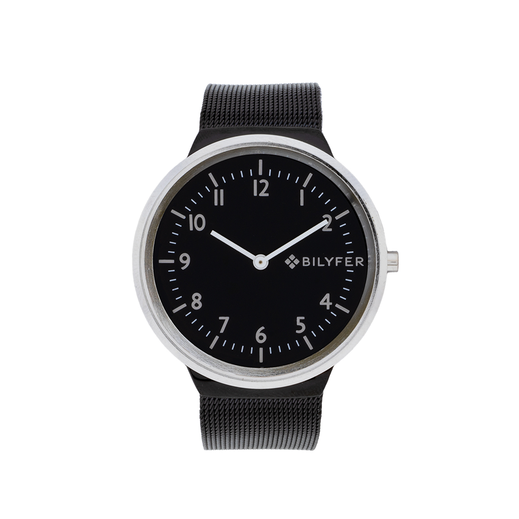 BILYFER 40MM WATCH WITH INTEGRATED STEEL MESH