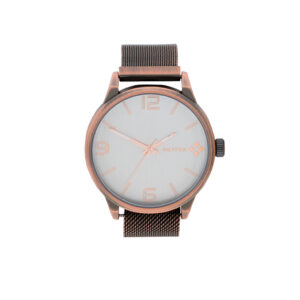 RELOJ CABALLERO MALLA DE ACERO CON IMAN ACABADO ANTIQUE