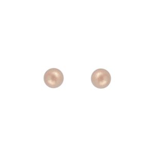 Earring rose gold plated 11mm