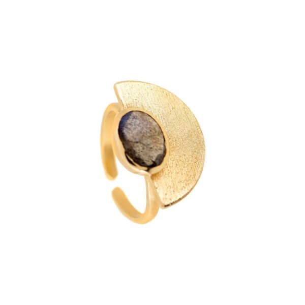 UNIVERSAL NATURAL STONE RING GOLD CHAPDO