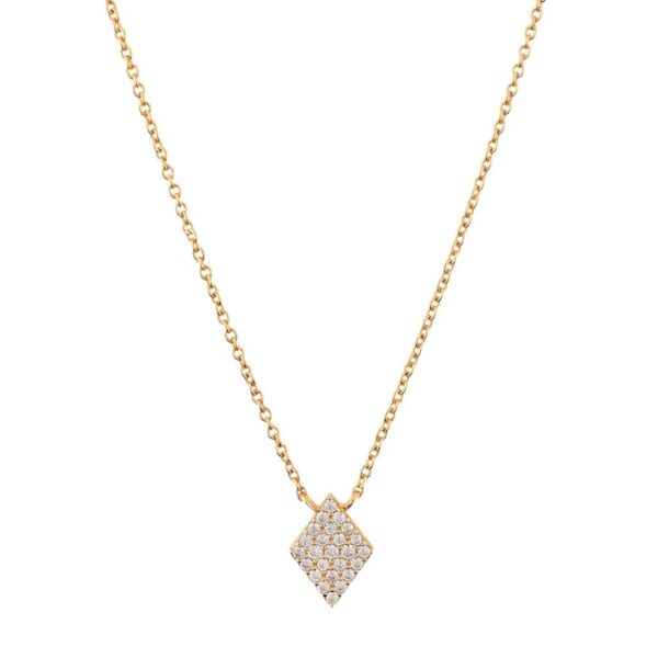 COLLAR PLATA DE PRIMERA LEY CHAPADO ORO
