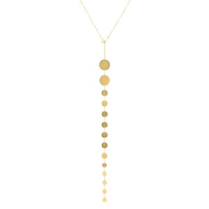 COINS SILVER NECKLACE RHODIUM PLATED ARTESANAL