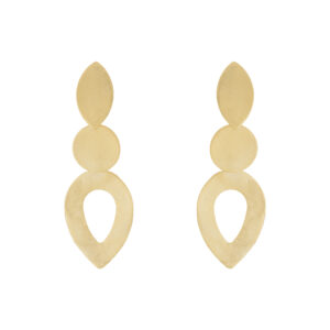 PENDIENTE EGIPCIO CHAPADO ORO ARTESANAL