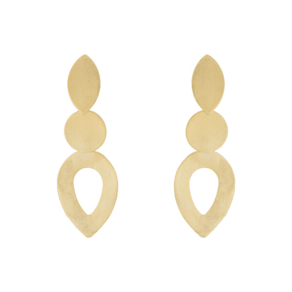 Egyptian Earring Handcrafted Gold-Plated