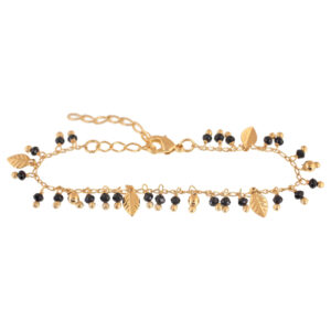 PULSERA CON CRISTAL CHAPADO ARTESANAL
