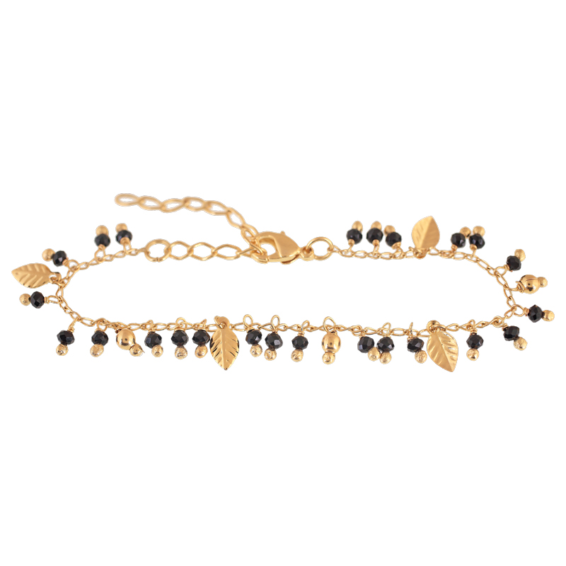 Bracelet with Handcrafted Plated Crystal
