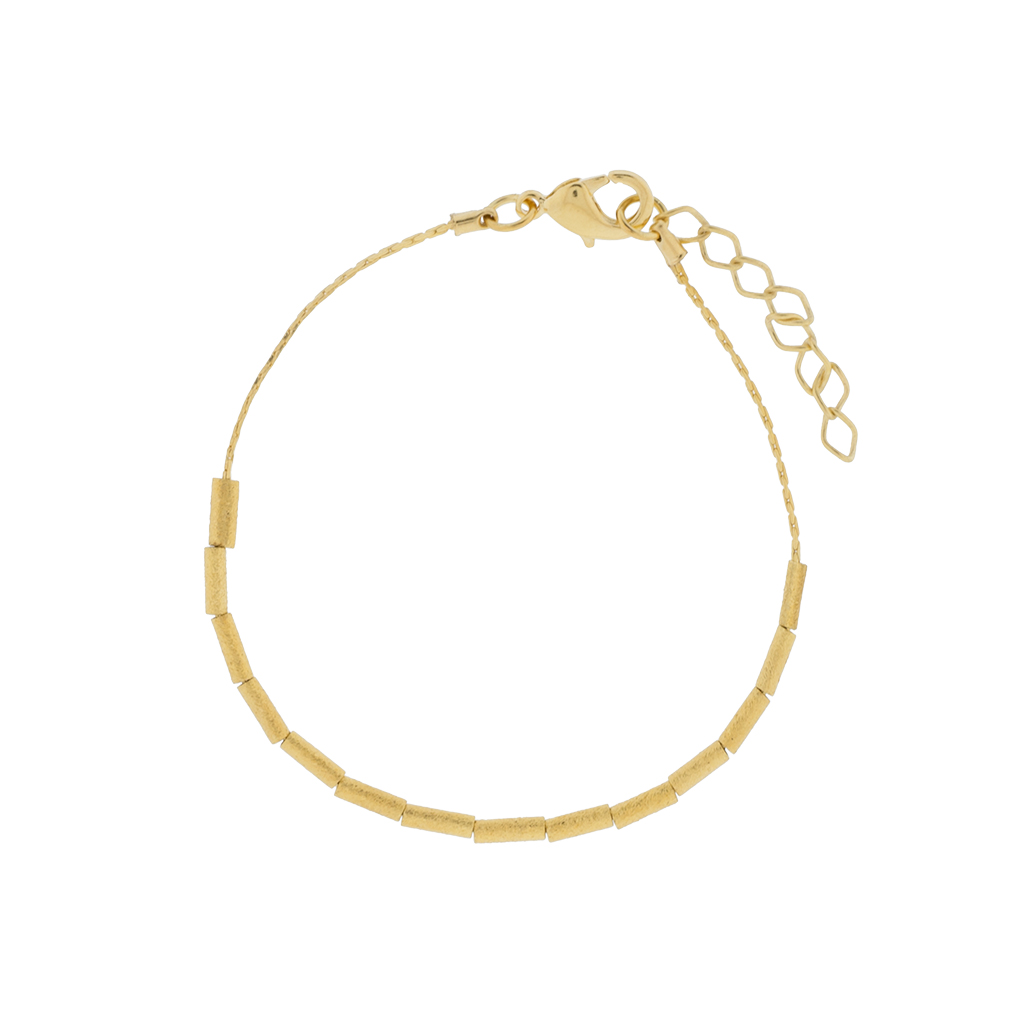 Bracelet with Pieces Gold-Plated