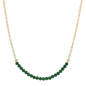 COLLAR VERDE CON JADE