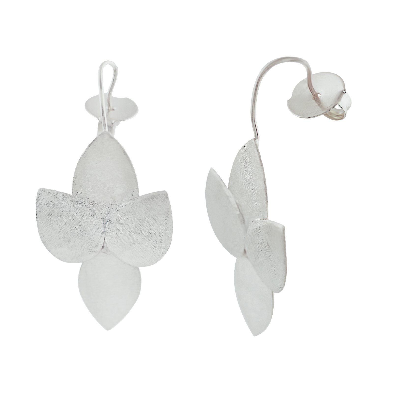 LEAF EARRING WITH FINISHED HOOK
