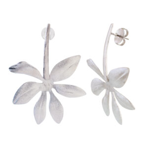 PENDIENTE HOJA DE SELVA CON TALLO