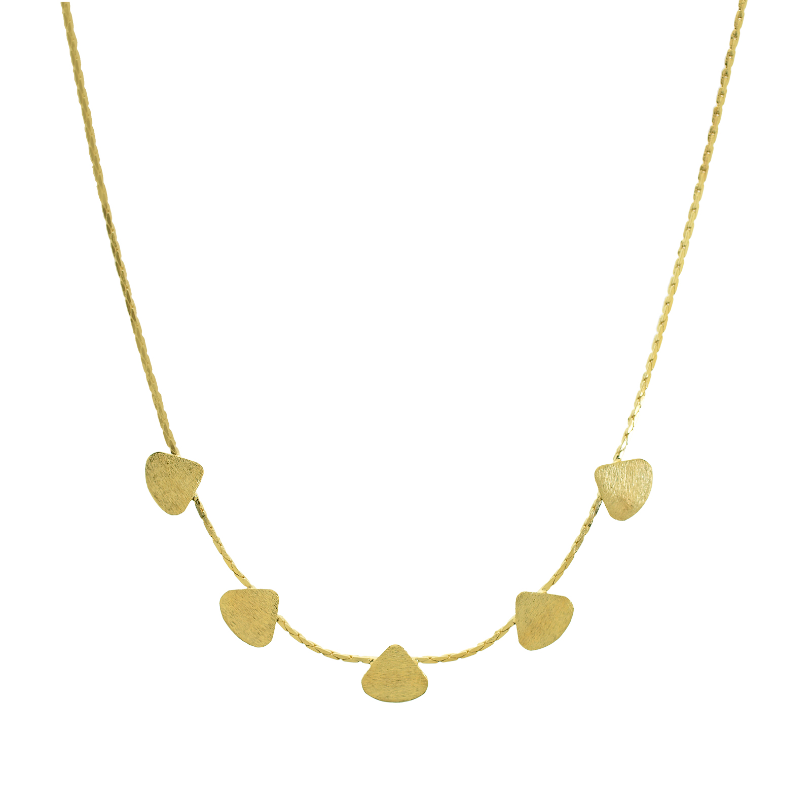 COLLAR GOTITA CHAPADO ORO ARTESANAL