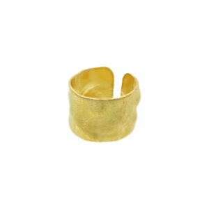 UNIVERSAL SIZE RING ARTISANAL GOLD PLATED