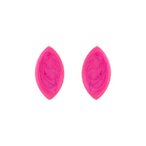 PENDIENTE CHAPADO ORO 18KTE CON ESMALTE