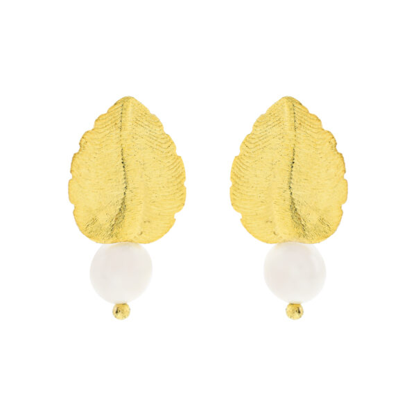EARRING WITH  2 VERTICAL OVALS