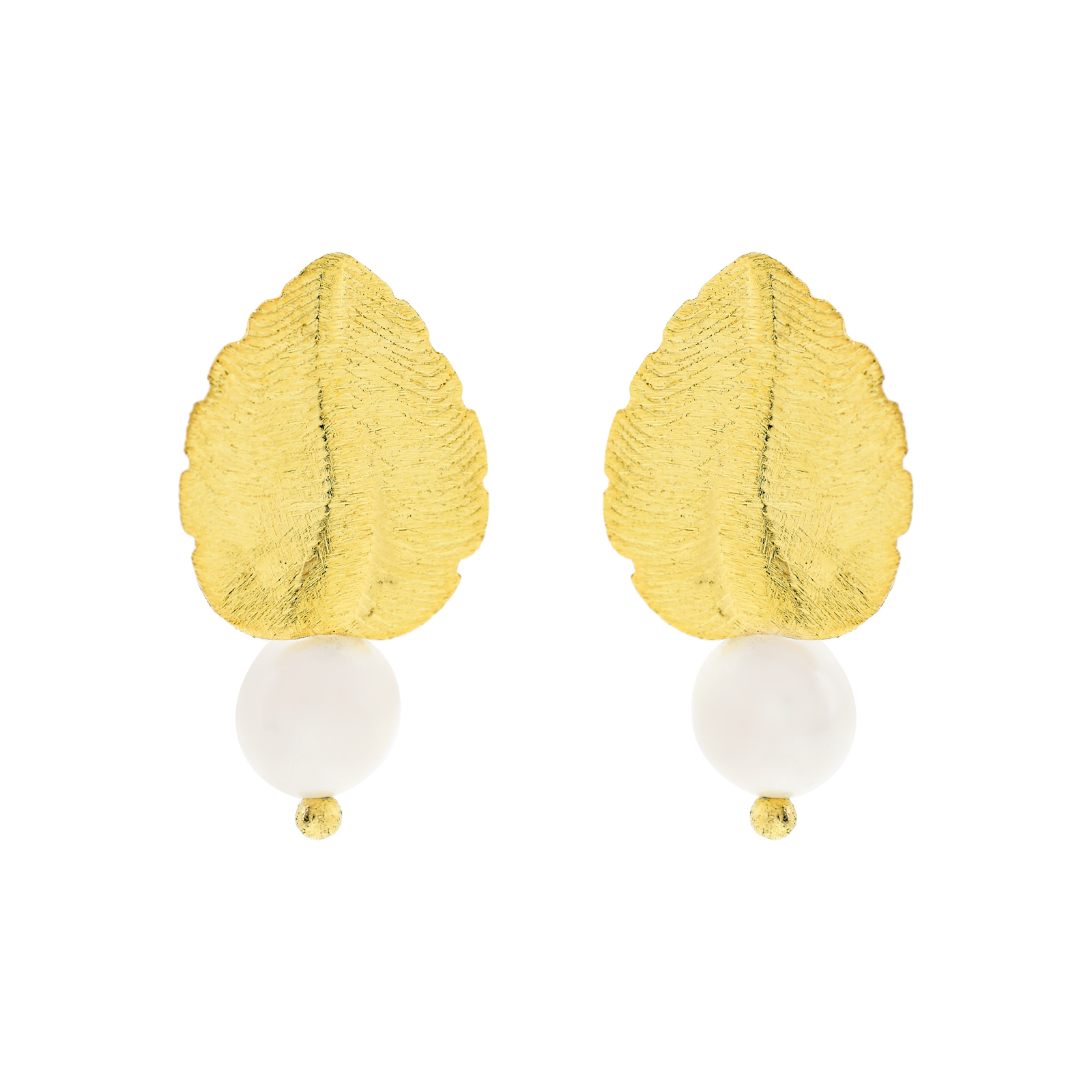 EARRING WITH  2 VERTICAL OVALS