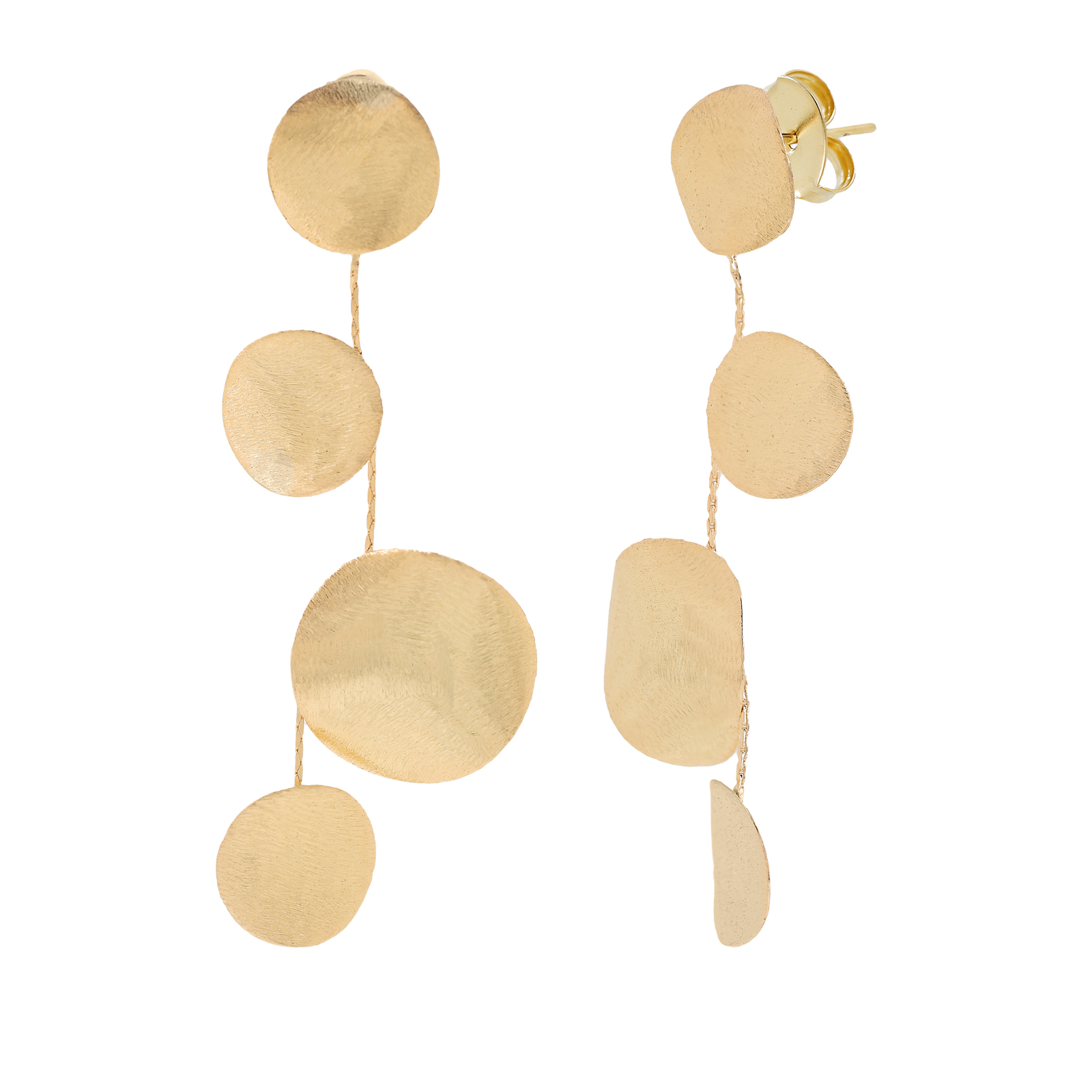 18 kt gold plated Lunas earring.