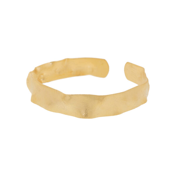 Roma earring 4.5cm. 18 kt gold plated.