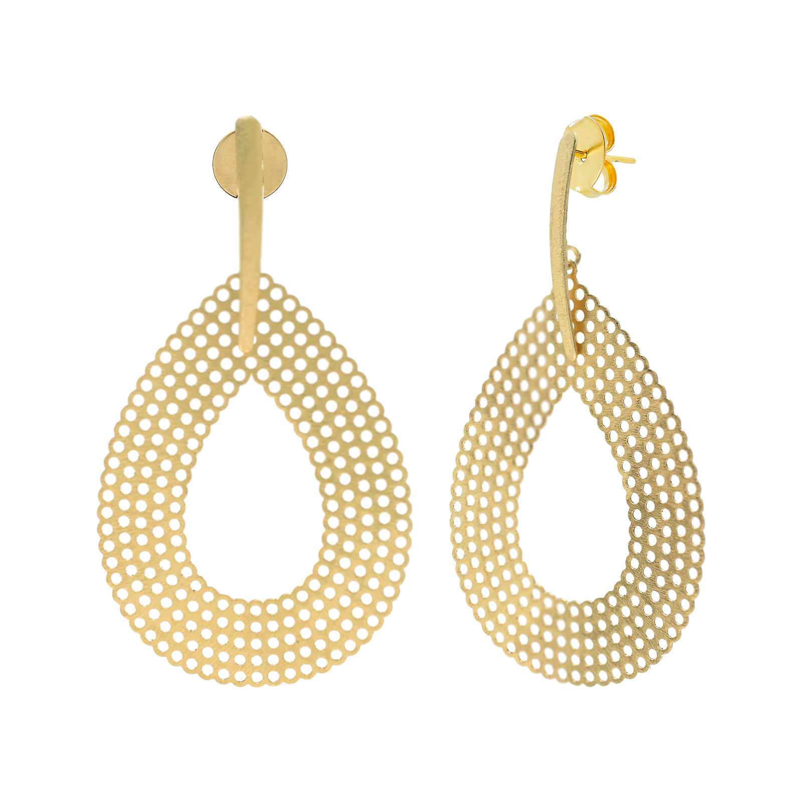 Big filigree earring