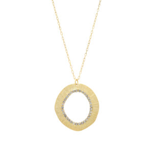 18K Gold Plated Sun Pendant
