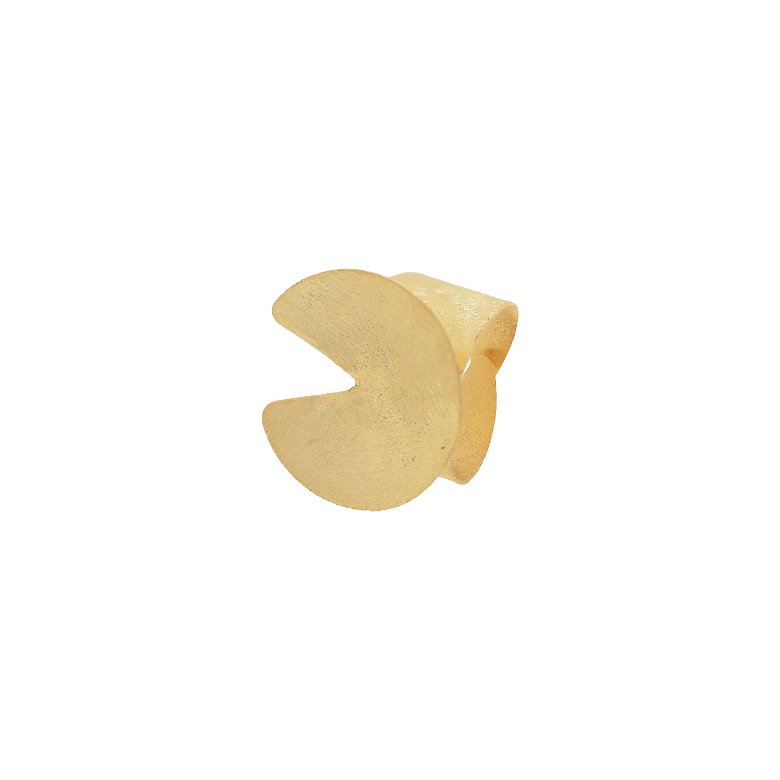 18kt gold plated ring, universal size