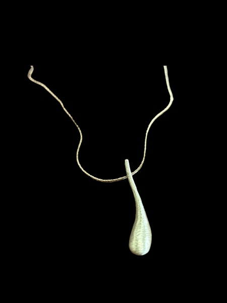 Single Drop Necklace, 18K Gold-Plated