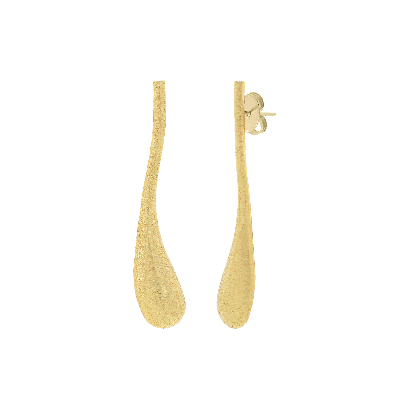 Drop Earring, 18K Gold-Plated