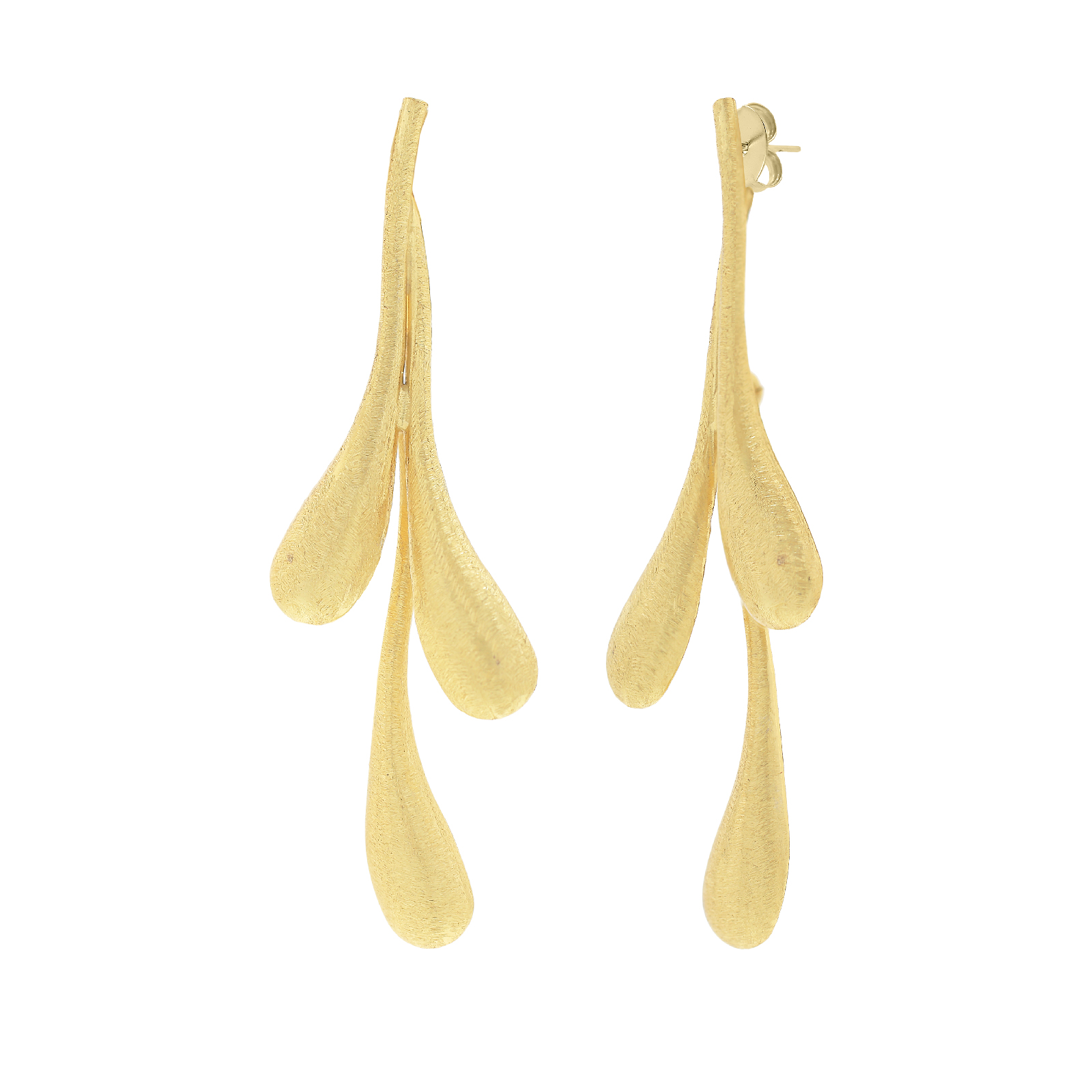 18K gold-plated open drop bracelet
