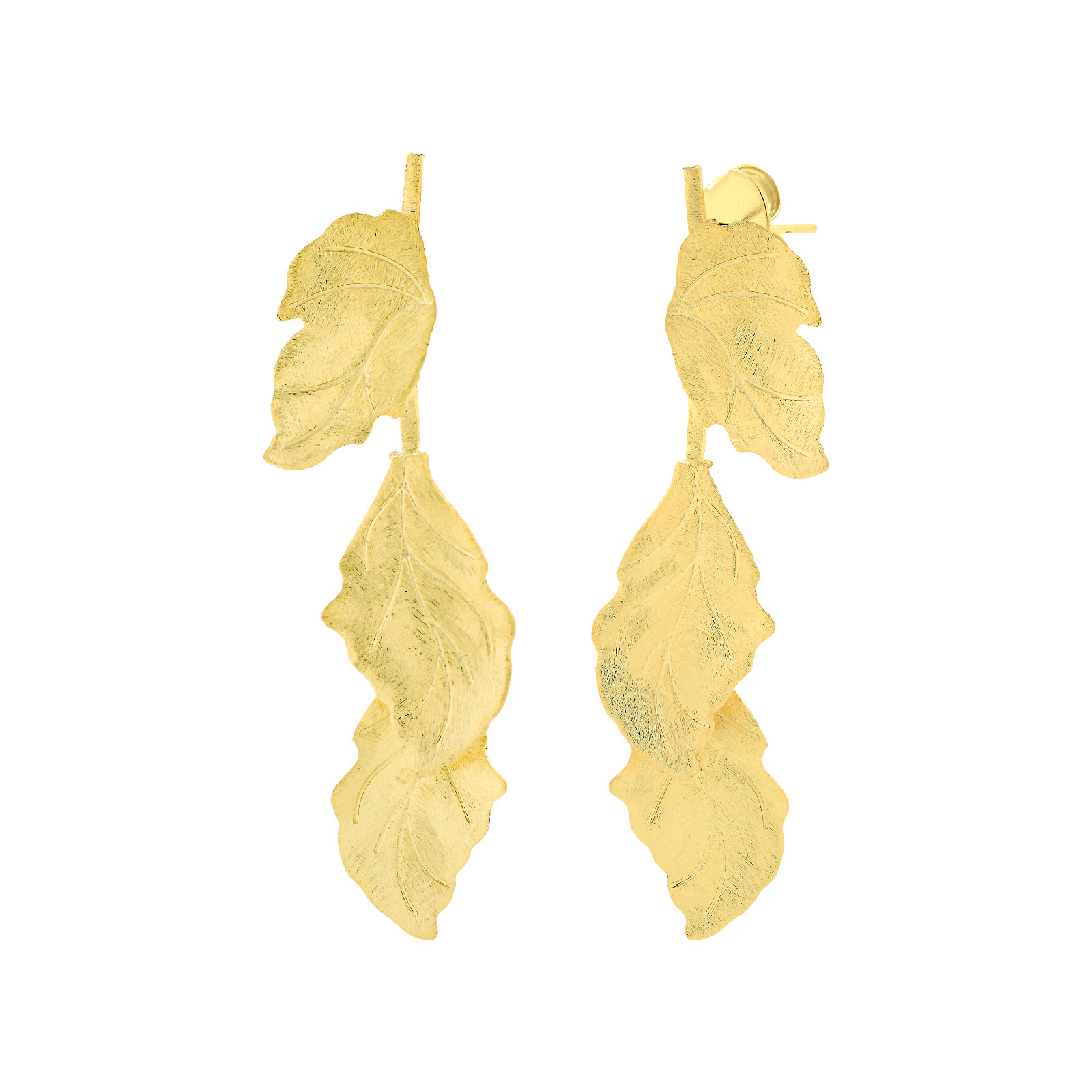 Vine leaf earring