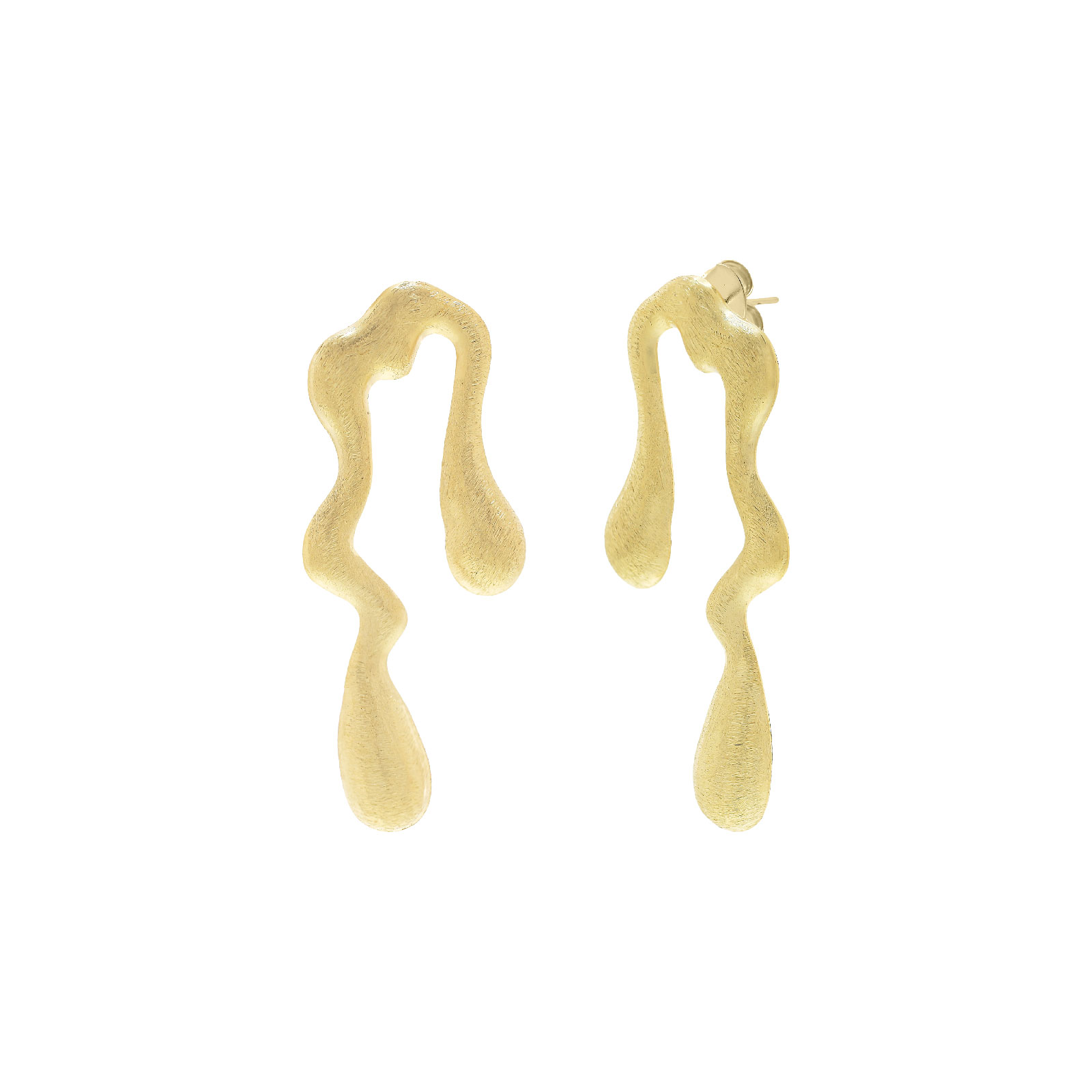 Rigid sinuous earring