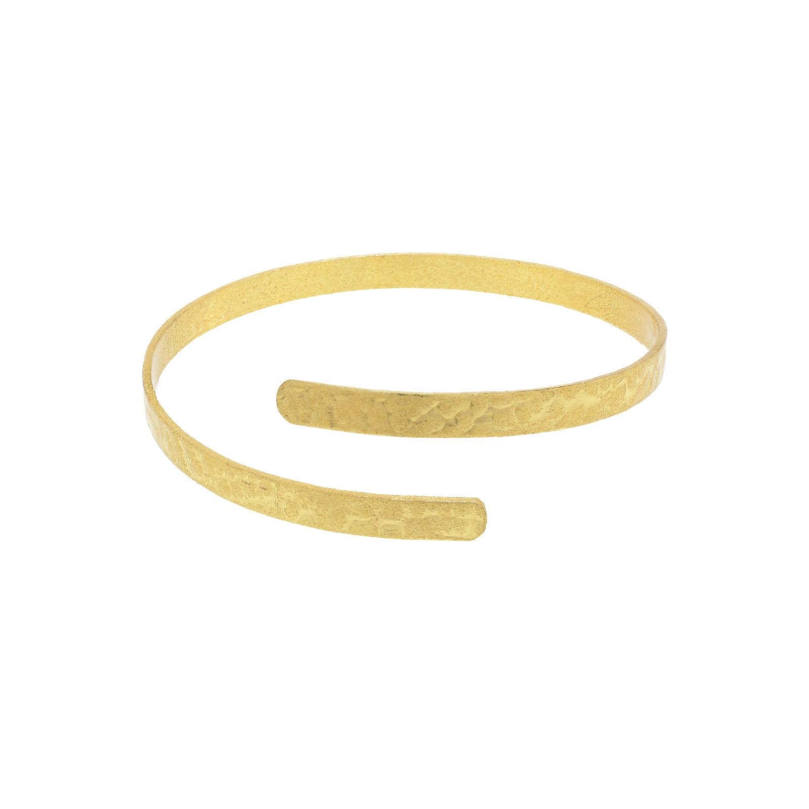 Thin open cross bracelet with laser-cut design