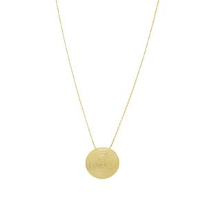 Round necklace with engraving