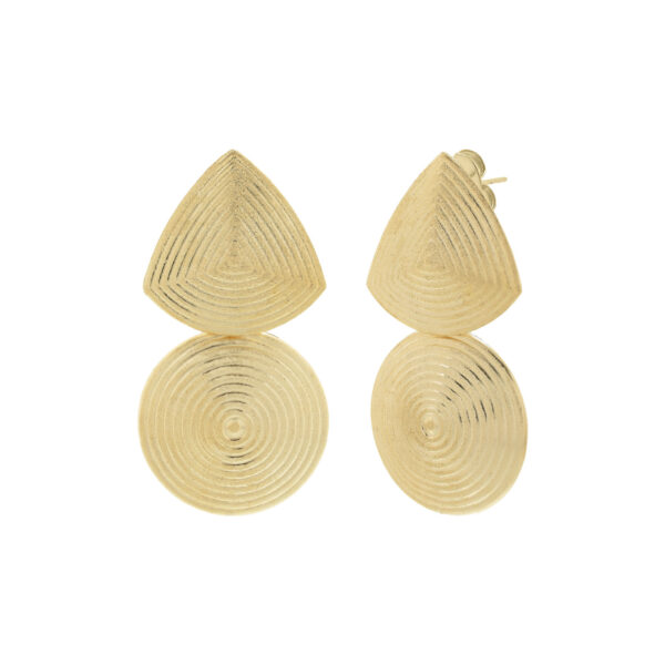 Medium earring with engraving