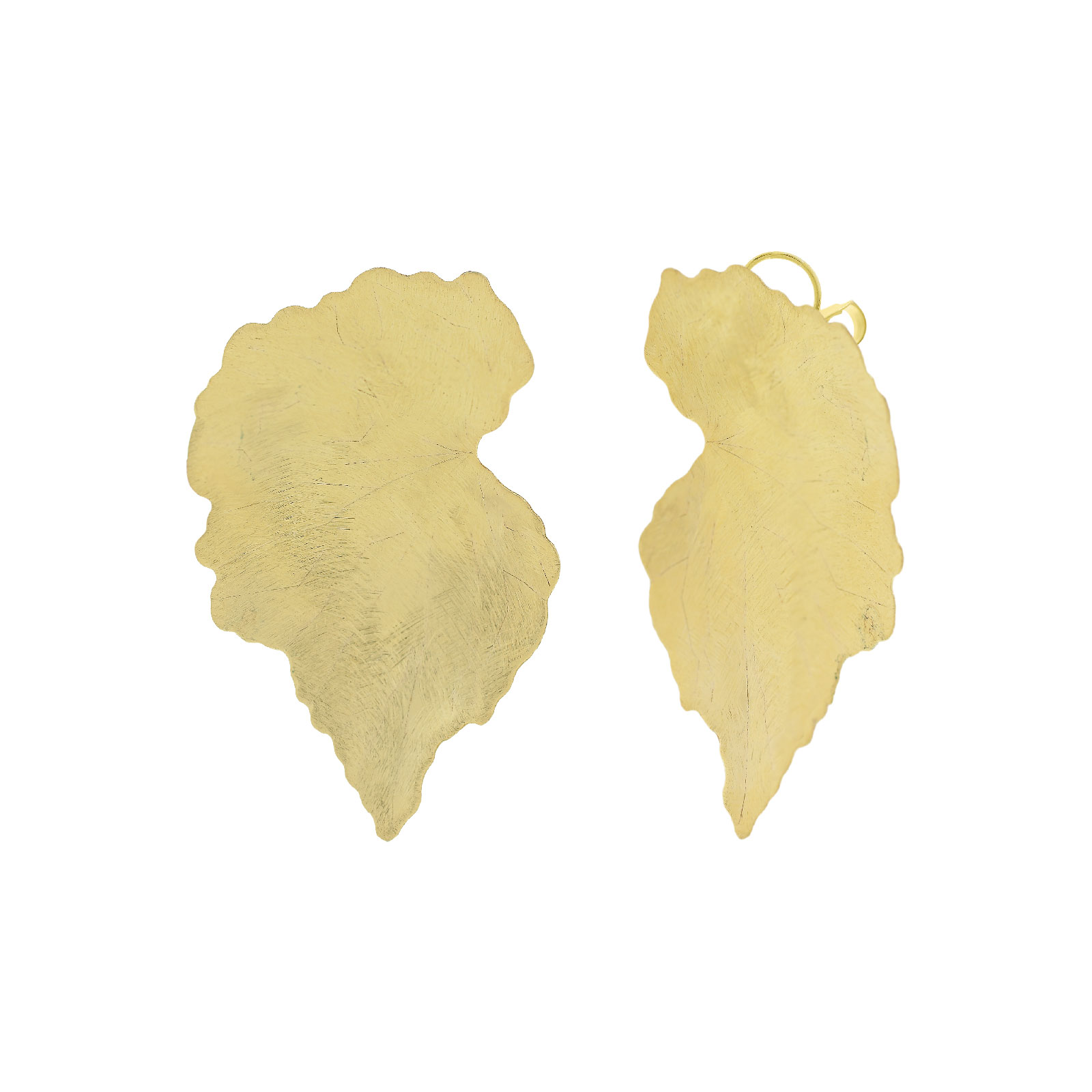 Medium leaf earring