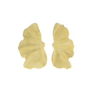 Large butterfly leaf earring