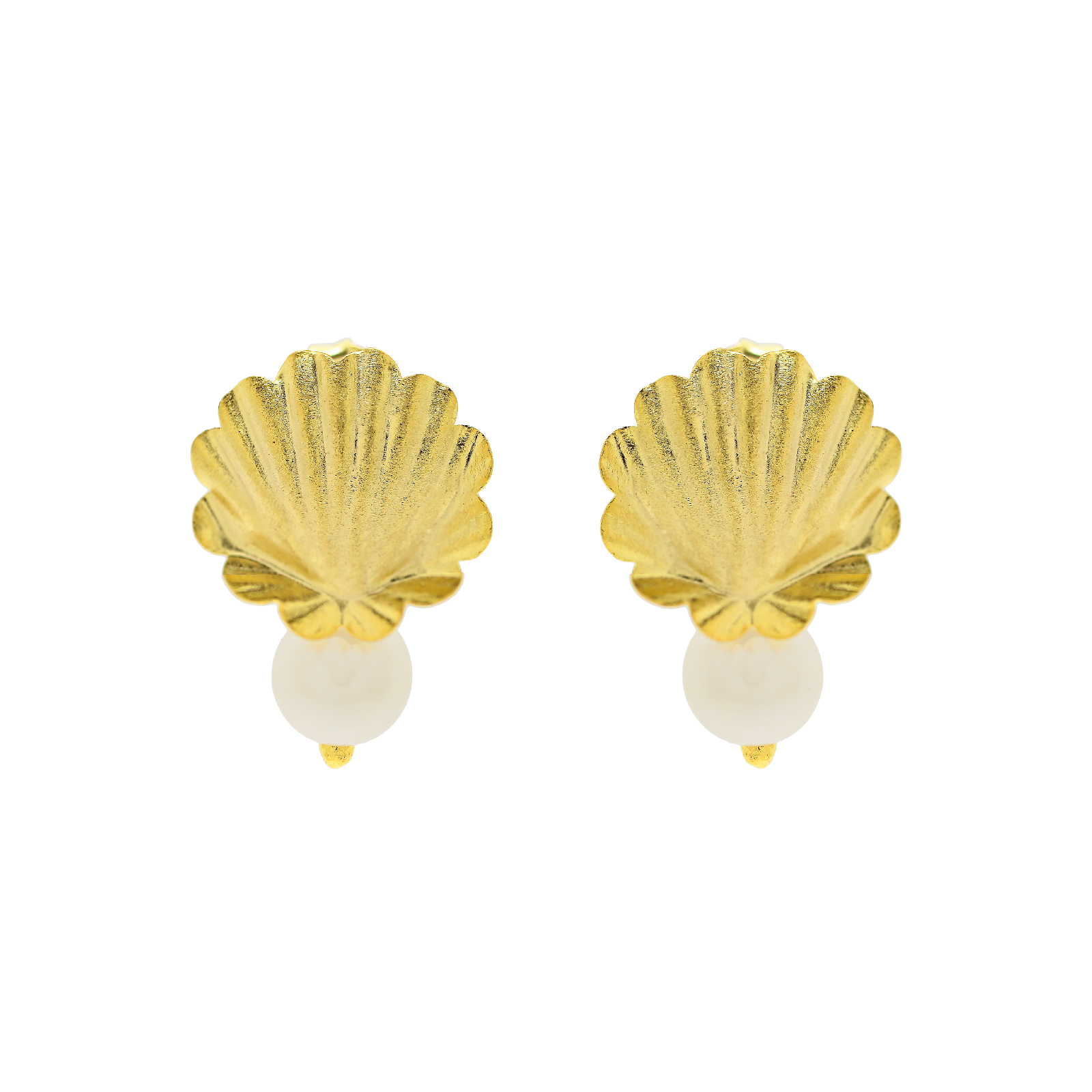 Shell and Pearl Earring