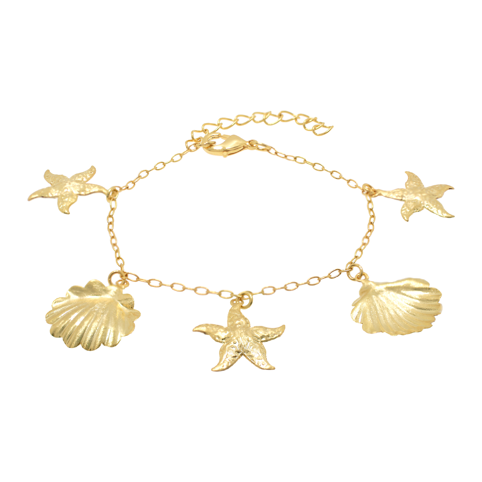 Shell and Pearl Bracelet