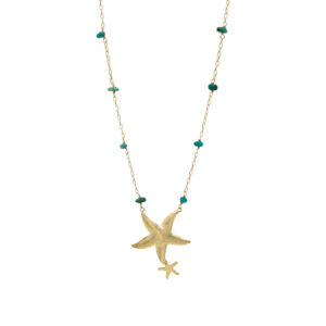 Turquoise Starfish Necklace