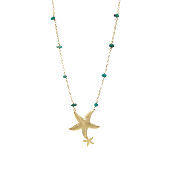 Turquoise Starfish Necklace