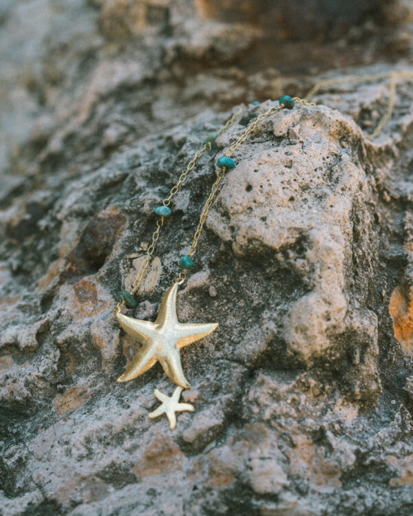 Turquoise Starfish Necklace