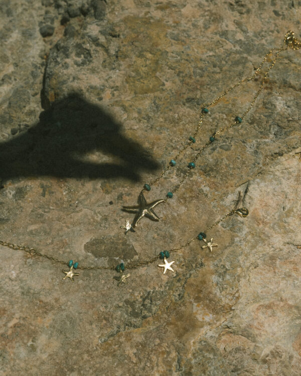 Turquoise Starfish Necklace