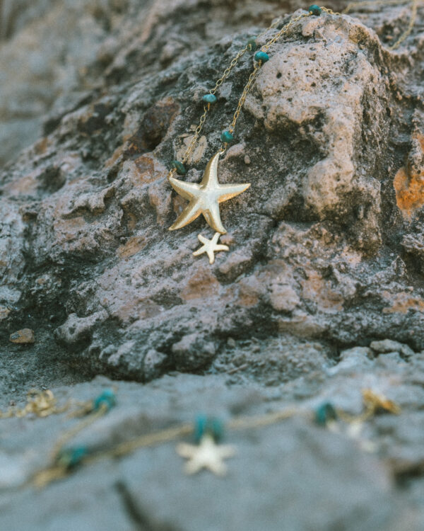 Turquoise Starfish Necklace