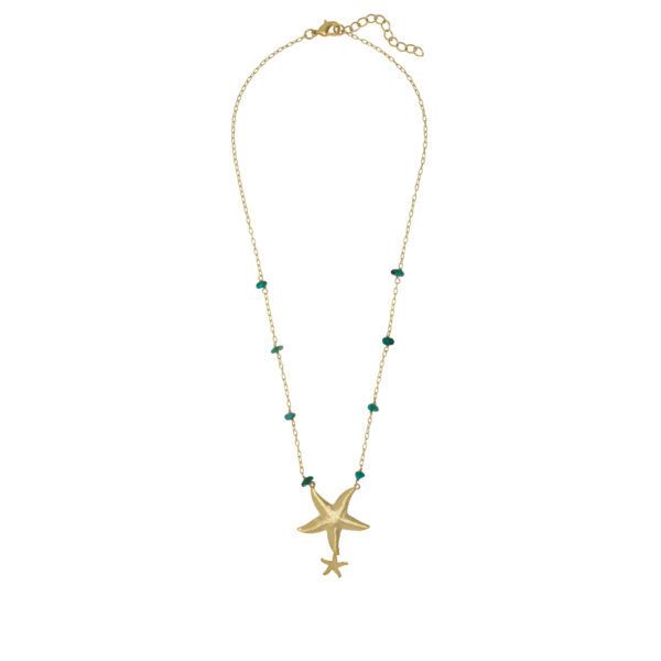 Turquoise Starfish Necklace