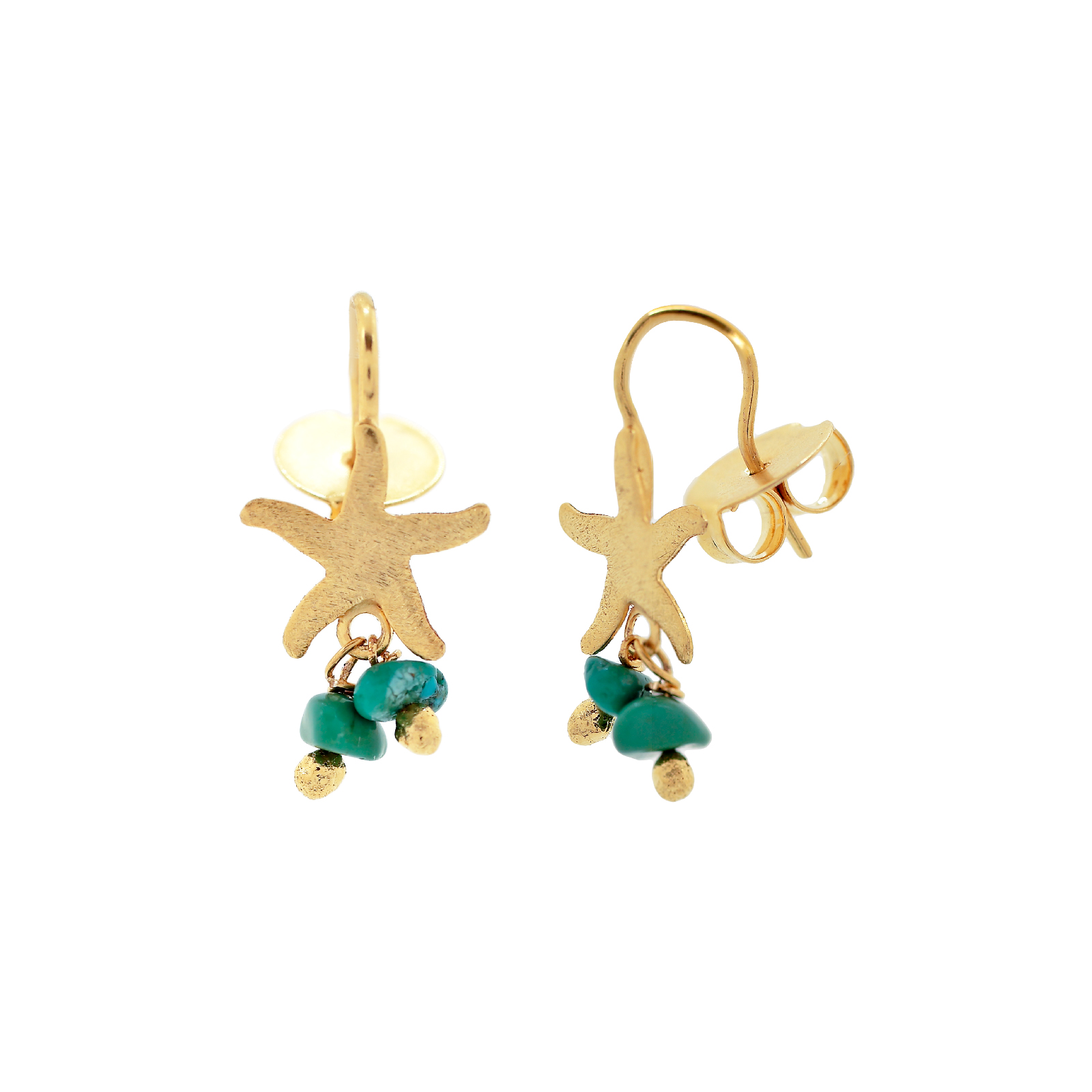 Turquoise Starfish Earring