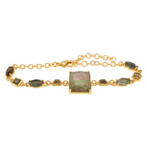 FANTASY BRACELET WITH FACETED CRYSTALS