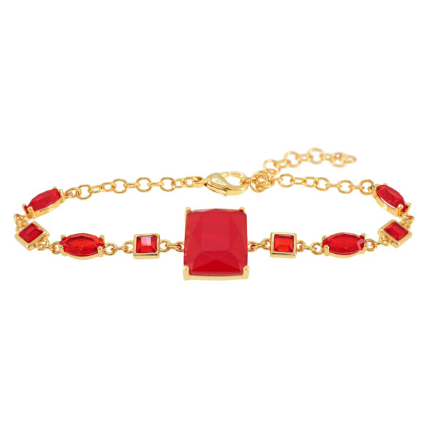 FANTASY BRACELET WITH FACETED CRYSTALS