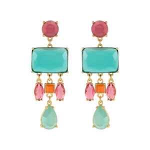 FANTASY FACETED CRYSTAL EARRING