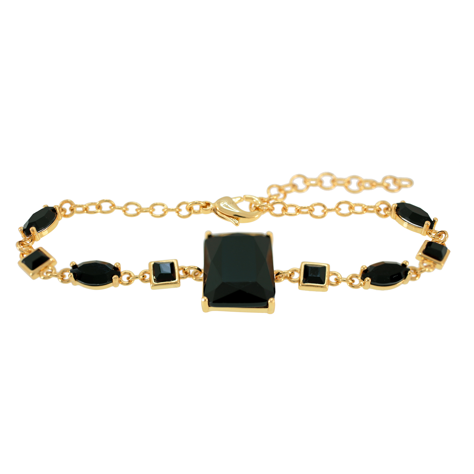 FANTASY BRACELET WITH FACETED CRYSTALS