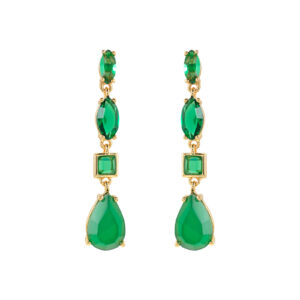FANTASY FACETED CRYSTAL EARRING