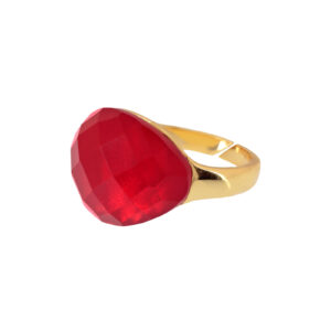 FACETED CRYSTAL UNIVERSAL SIZE RING